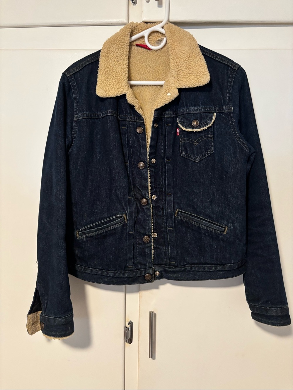Levi’s Sherpa lined denim jacket, classic, timeless, great condition